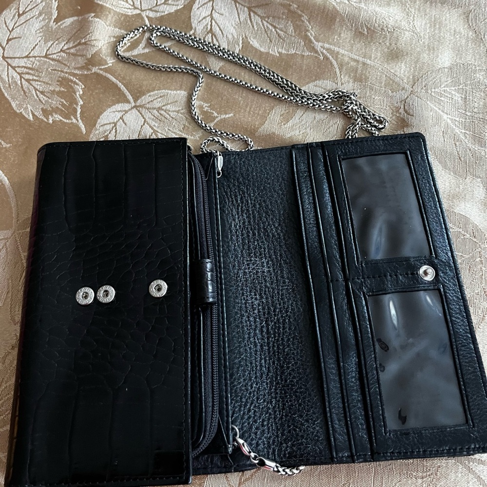 Vintage Black Brighton wallet clutch - Picture 4 of 5